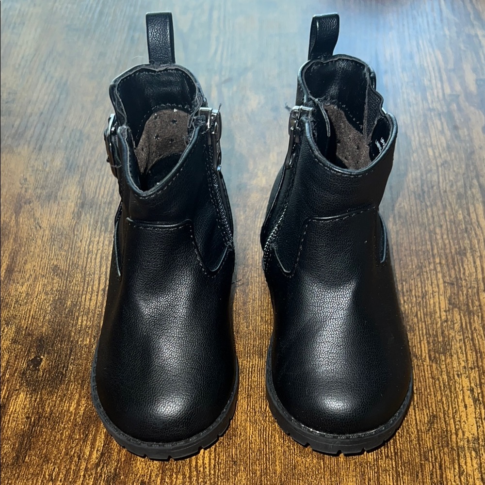 Girls Black Ankle Boots